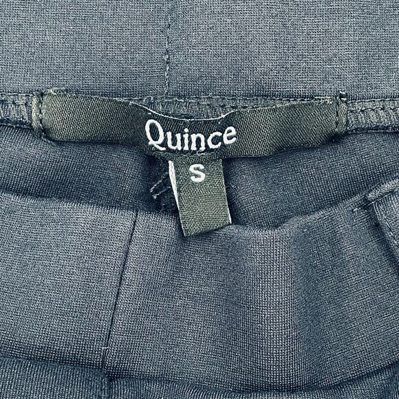 Quince Women's Ponte Pant, Ultra Stretch, Straight Leg, Dark Navy, Sz Small Tall - Picture 3 of 5